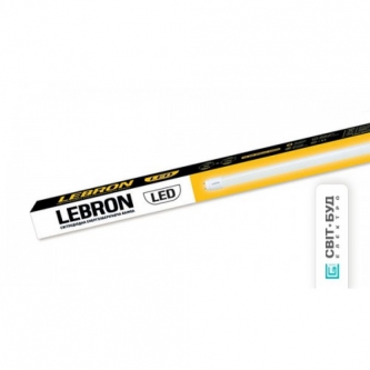 Лампа LEBRON LED T8 18W 1200mm G13 6200K (00-14-12/12-07-27/16-43-12)