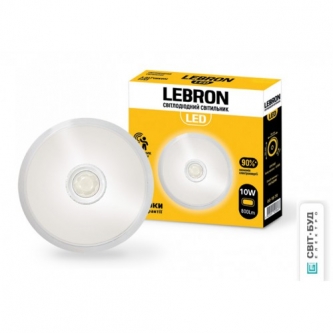 Cветильник накладной LEBRON LED 10W сенсор 4100K 800Lm Ø155*h=35mm круг (00-18-75/15-36-43)