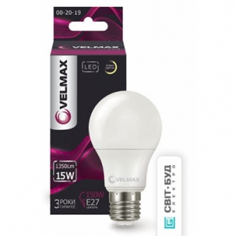 Лампа VELMAX LED A 70 15W E27 4100K (21-11-67)