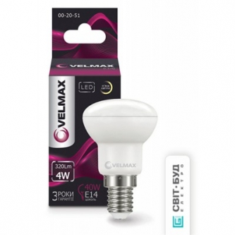Лампа VELMAX LED R39 4W E14 3000K (00-20-51)