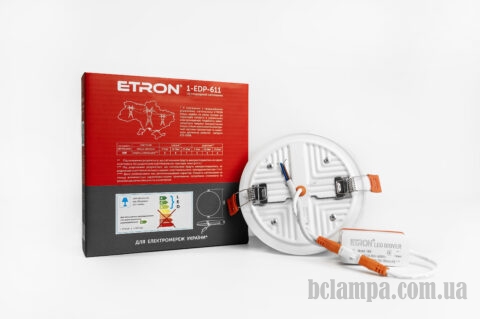 Cветильник накладной ETRON LED 18W 4000К белый (R-230-18-01M)
