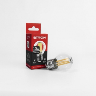 Лампа ETRON LED G45 10W 4200K E27 Filament Power (1-EFP-156)