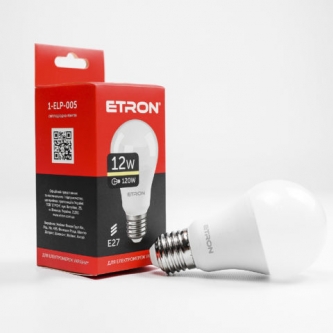 Лампа ETRON LED A60 12W 3000K E27 Light Power (1-ELP-005)