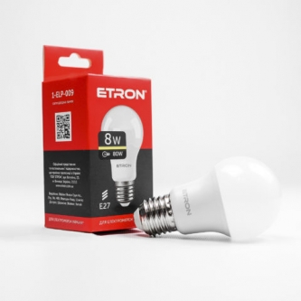 Лампа ETRON LED A55  8W 3000K E27 Light Power (1-ELP-009)