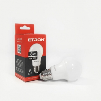 Лампа ETRON LED A55  8W 4200K E27 Light Power (1-ELP-010)