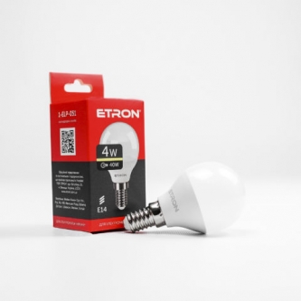 Лампа ETRON LED G45  4W 3000K E14 Light Power (1-ELP-051)