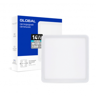 Светильник GLOBAL LED 14W 4100K SP adjustable (1-GSP-01-1441-S)