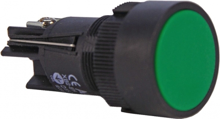 Кнопка АСКО XB2-EH131 "Старт" зеленая с фиксацией "NO" (A0140010039)