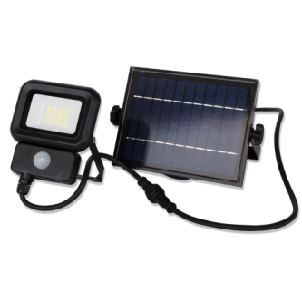 Прожектор LEBRON LED  10W LF-10 Solar LI-lon 3.7V/2,6Ah IP65 датчик руху (17-16-10)