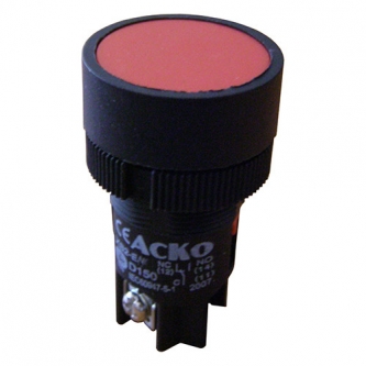 Кнопка АСКО XB2-EH142 "Стоп" красная с фиксацией "NC" (A0140010044)