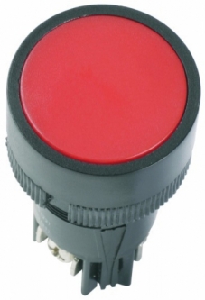 Кнопка SВ-7 "Стоп" червона 1р d22мм/240B IEK