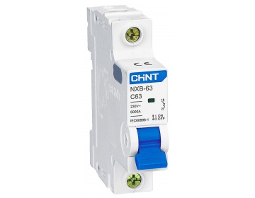 Автоматичний вимикач CHINT NXB-63 1P, С50 (814019)
