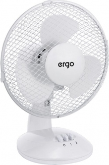 Вентилятор настільний ERGO білий (FT 0920)