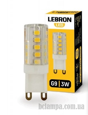 Лампа VELMAX LED G 9  3W 4500K (00-10-94)