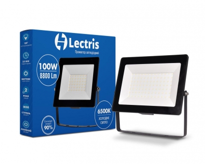 Прожектор LECTRIS LED 100W 6500K IP65 8800Lm 185-265V (1-LC-3005)