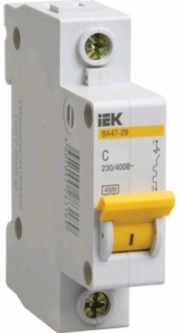 Автоматичний вимикач IEK BA47- 29 1P 04А С