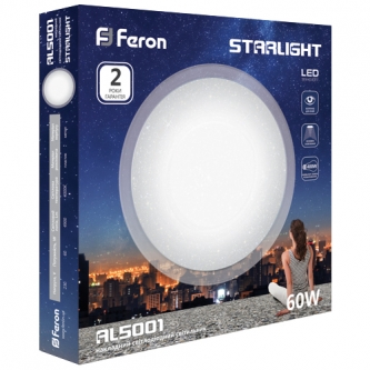 Світильник стельовий FERON LED 60W 3000-6500K 4900Lm (AL5001)