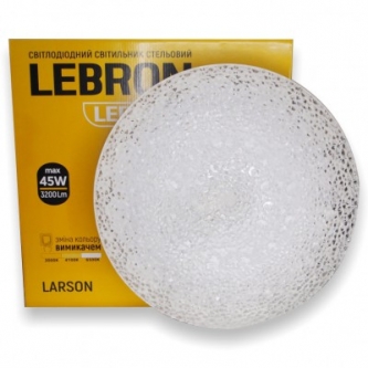 Светильник потолочный LEBRON LED 45W 3000K-6500K 410*90mm 3200Lm L-CL-LARSON (15-25-20)