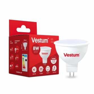 Лампа VESTUM LED MR16 8W GU5.3 4100K (1-VS-1509)