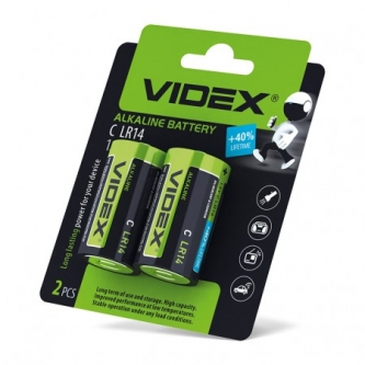 Батарейка VIDEX Alkaline C (LR14)