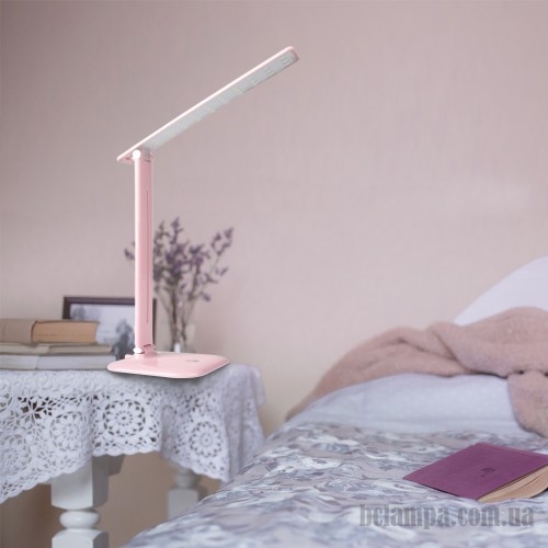 Светильник настольный FERON LED DE1725 9W розовый регулирование