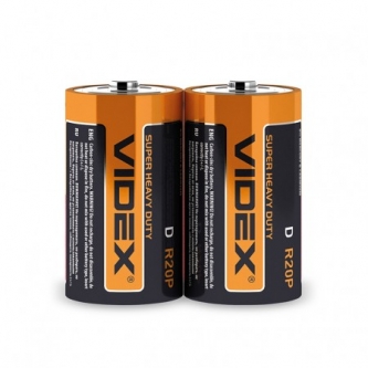 Батарейка VIDEX оранжевая D (R20)