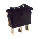 Перемикач клавішний КП - 39 15А/220В (1-0-2) черный/кр KSD3 (505463)