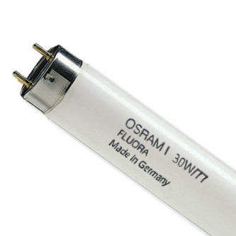 Лампа "FLUORA" OSRAM люмінісцентна 30W/77 G13 оранжерея, акваріум (10032425)