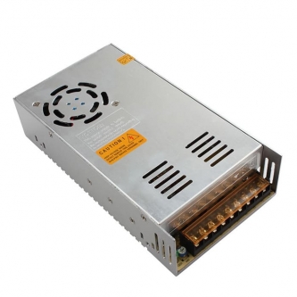 Трансформатор электр. для LED ленты металл ±12V/360W(30,0А) SLIM IP20 сетка (01400066)