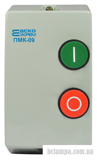Магн.пуск. ПМК 09А (LE1-D09) 380В (в корпусе с тепловым реле и кнопками:Пуск,Стоп)