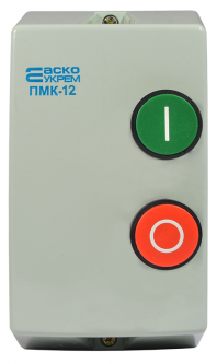 Магн.пуск. ПМК 12А (LE1-D12) 380В (в корпусе с тепловым реле и кнопками:Пуск,Стоп)