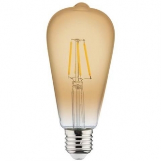 Лампа HOROZ ELEKTRIC LED 6W E27 2200K FILAMENT RASTIC VINTAGE (001-029-0006)