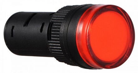 Арматура светосигнальная AD16-16DS красная 220V plastic (s009014)