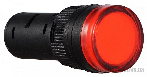 Арматура светосигнальная AD16-16DS красная 220V plastic (s009014)