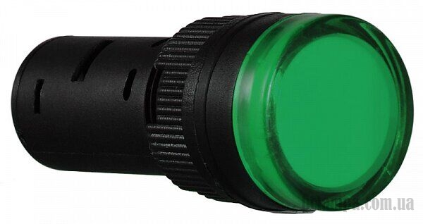 Арматура светосигнальная AD16-16DS зеленая 220V plastic (s009013)