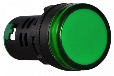Арматура светосигнальная AD22-22DS зеленая 220V plastic (s009022)