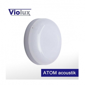 Светильник накладной VIOLUX LED 12W 5000K IP54 круг150*49 ATOM acoustik (240091)