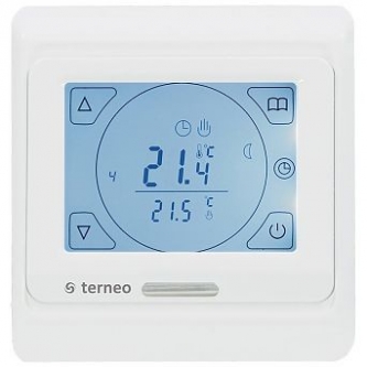 Терморегулятор для теплого пола Terneo sen белый