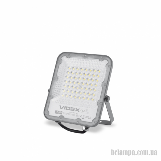 Прожектор VIDEX LED  30W 5000K 12-48V серый (VL-F2-305G/25960)