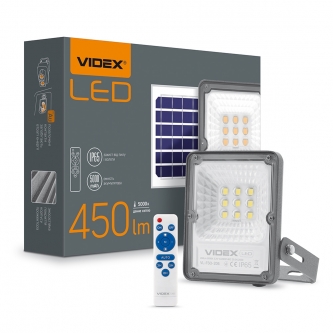 Прожектор автономний VIDEX LED 10W 5000K LiFePO4-3.2V (VL-FSO-205)