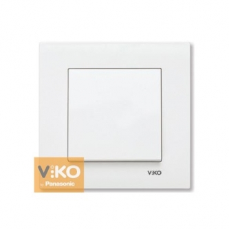 Вмикач Білий 1- кл. Karre VIKO (90960001)