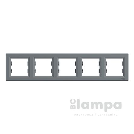 Schneider Electric Asfora сталь рамка горизонтальна 5 - на (ЕРН5800562)