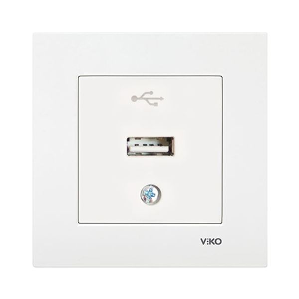 Розетка Біла USB Viko Meridian (90970404)