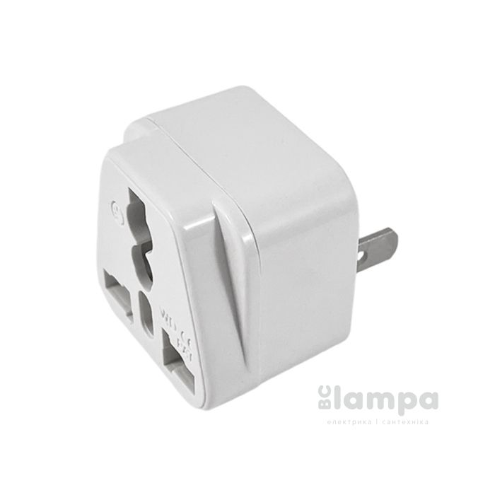 Перехідник адаптер LEMANSO білий (LMA078)