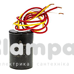 Конденсатор  подвійний 8плюс 4мкФ/450В без болта + 4 клеммы СВВ-60 (005058)