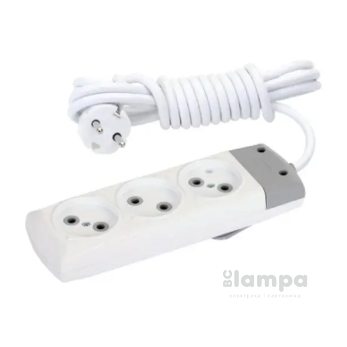 Подовжувач 3гн. 10м  без з/к DE-PA Yildiz (930010)