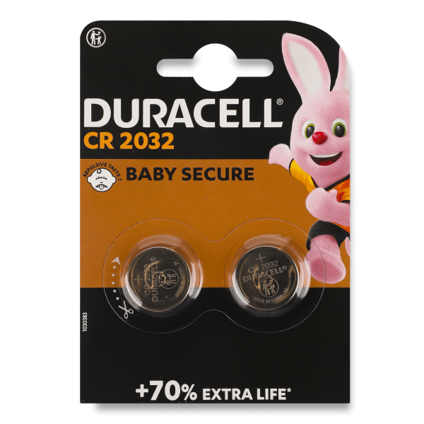 Батарейка CR2032  DURACELL 3V
