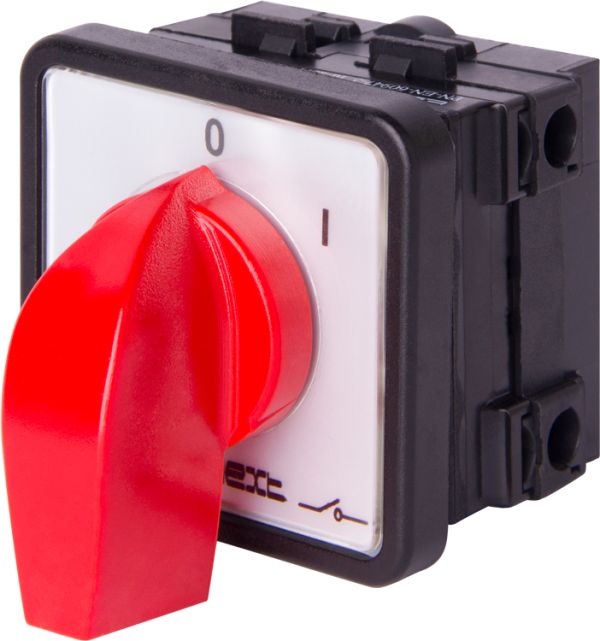 Перемикач пакетний типу LK25/1.216-ZP/45 щитовой, с передней панелью, 1p, 0-1, 25А(енекст  8461-200)