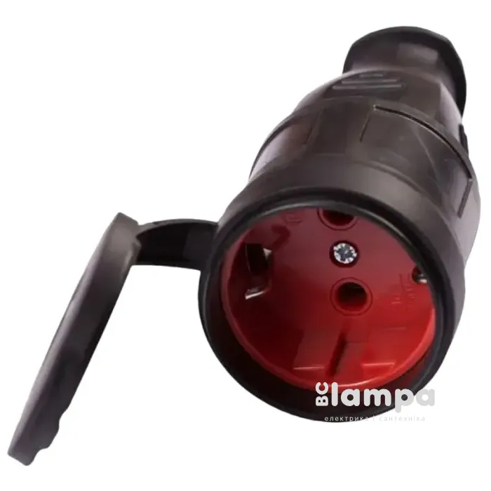 Гніздо NEOMAX з з/к з кришкою каучук червоне (NX2204)