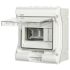 Hager Vector щит розподільчий зовн.устан.  6 мод. прозорі дверцята, IP54/65 (VE106D)